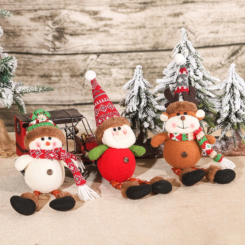 

Рождественские подвесные украшения, светящаяся вязаная елка, уникальный снеговик, Лось с длинными ногами вечерние праздничное рождественс...