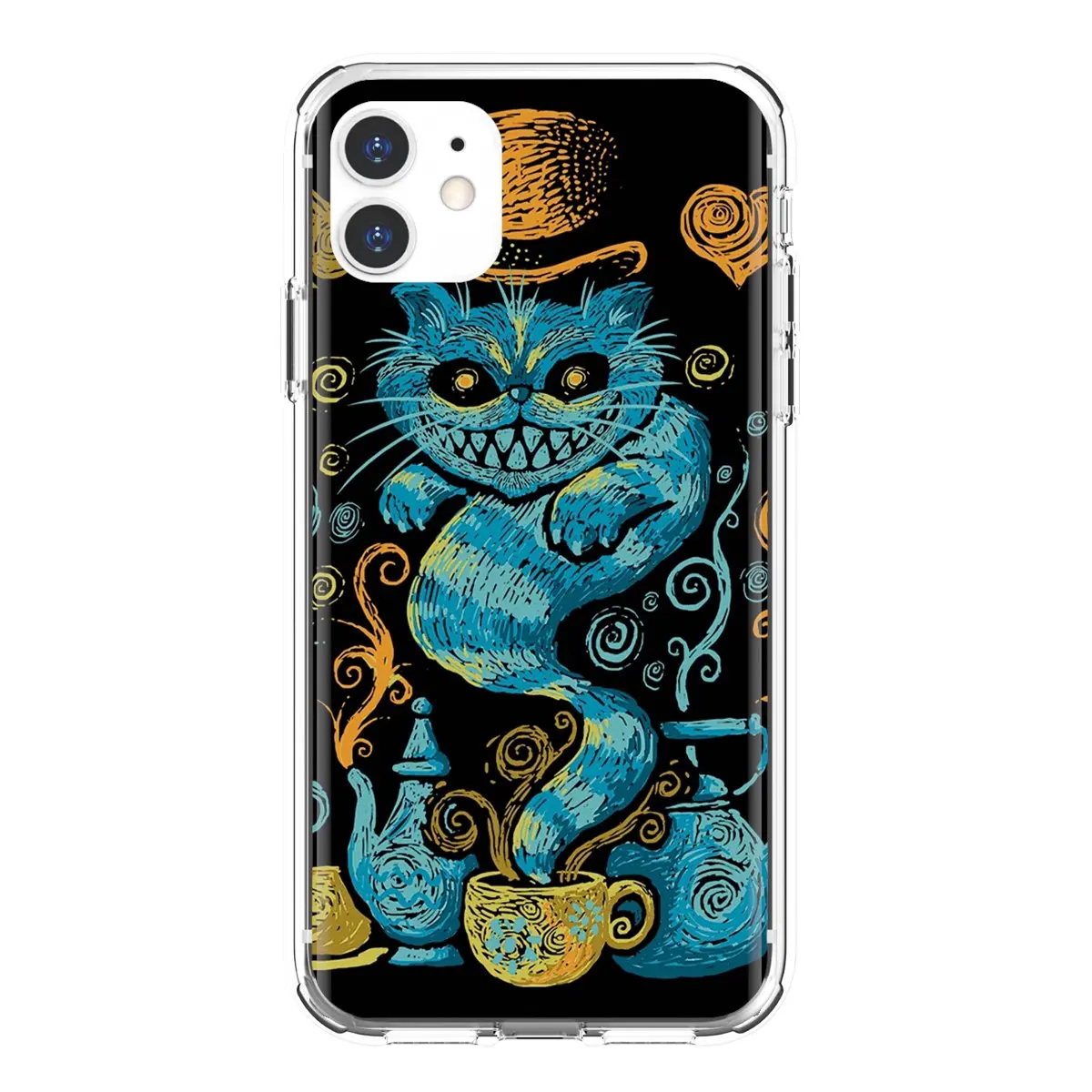 Силиконовый чехол для Oppo realme 6 7 i c3 Huawei Mate 20 9 10 40 Lite Pro Nova 2 2i 3 3i 5t Чеширский кот Алиса