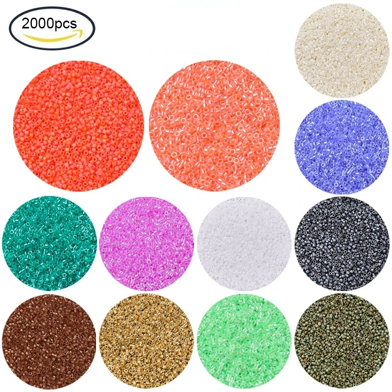 

NBEADS 2000 шт. 1,3x1,6 мм цилиндрические японские бусины из семян 11/0 желтое золото, отверстие: 0,8 мм для ювелирных изделий и браслетов