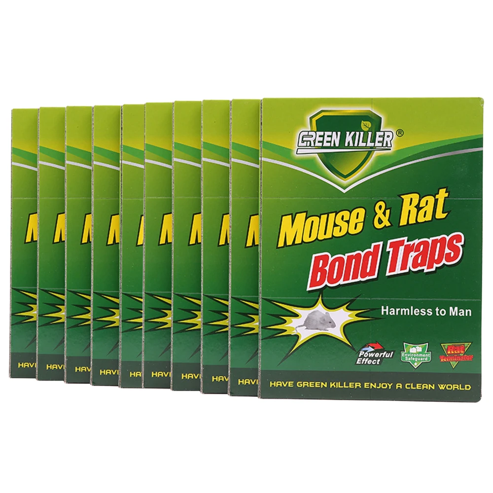 

10 шт., одноразовые наклейки-ловушки для мышей, 31 х22 см