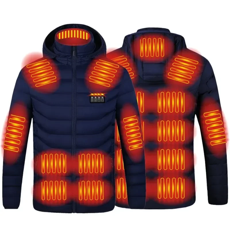 

Куртка с подогревом для мужчин и женщин, зимние теплые куртки с USB-подогревом, пальто, одежда с умным термостатом и подогревом, водонепроницаемые теплые куртки, уличные