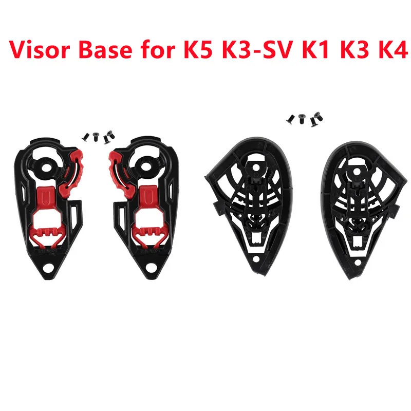 Motorcycle Helmet Parts Accessories Helmet Visor Base Lock for K3 K4 K1 K3SV K5 Casco Moto Mechanism Capacete Shield Lock