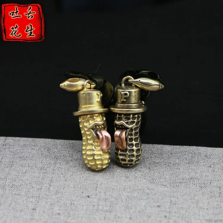 Брелок из чистой меди для подвески на талию автомобиля разбросанный язык