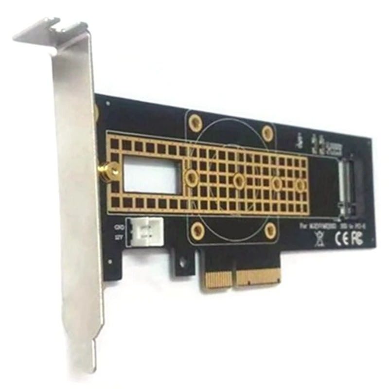 

AU42 -M.2 Nvme to PCI-E 3.0 X4 Riser Card NVMe to Pcie 3.0 Hard Drive Riser Card