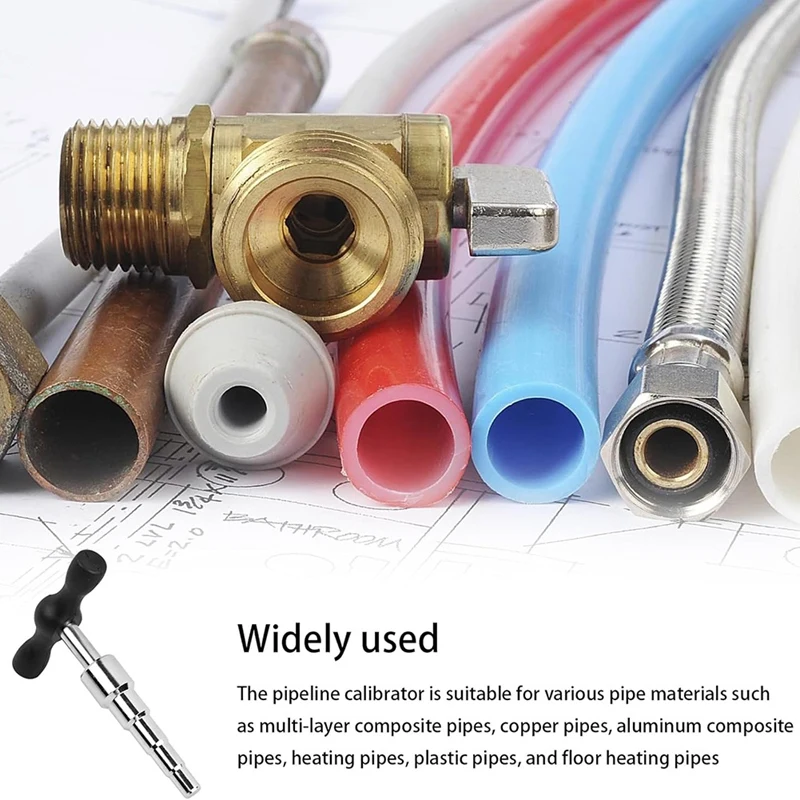 Инструмент для калибровки труб расширитель снятие заусенцев многослойных