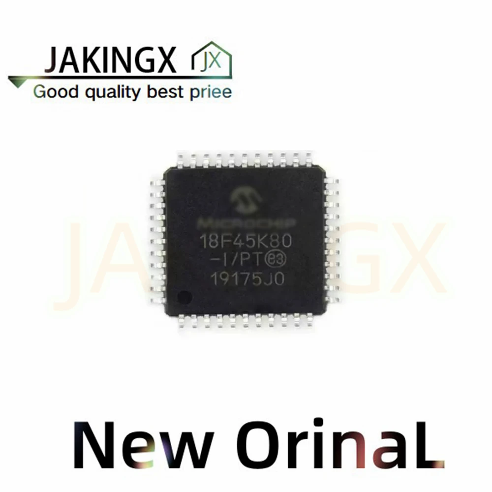 

1-100Pcs New Original PIC18F45K80 PIC18F45K80-I/PT MCU 8BIT 32KB FLASH 44TQFP