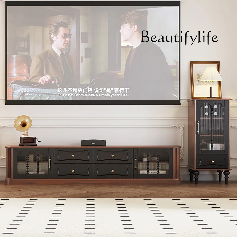 w stylu amerykańskim szafka z litego drewna francuskim jadalnia bali przechowywanie vintage meble trudnej sytuacji cicha wejściowa