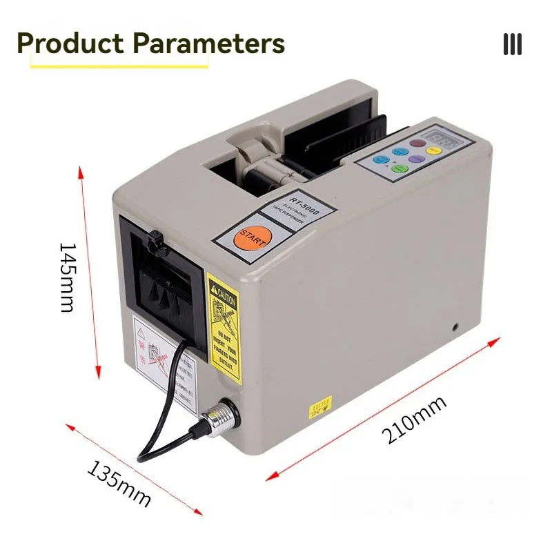 Машина для резки ленты A-2000 автоматическая этиточная лента высокотемпературная