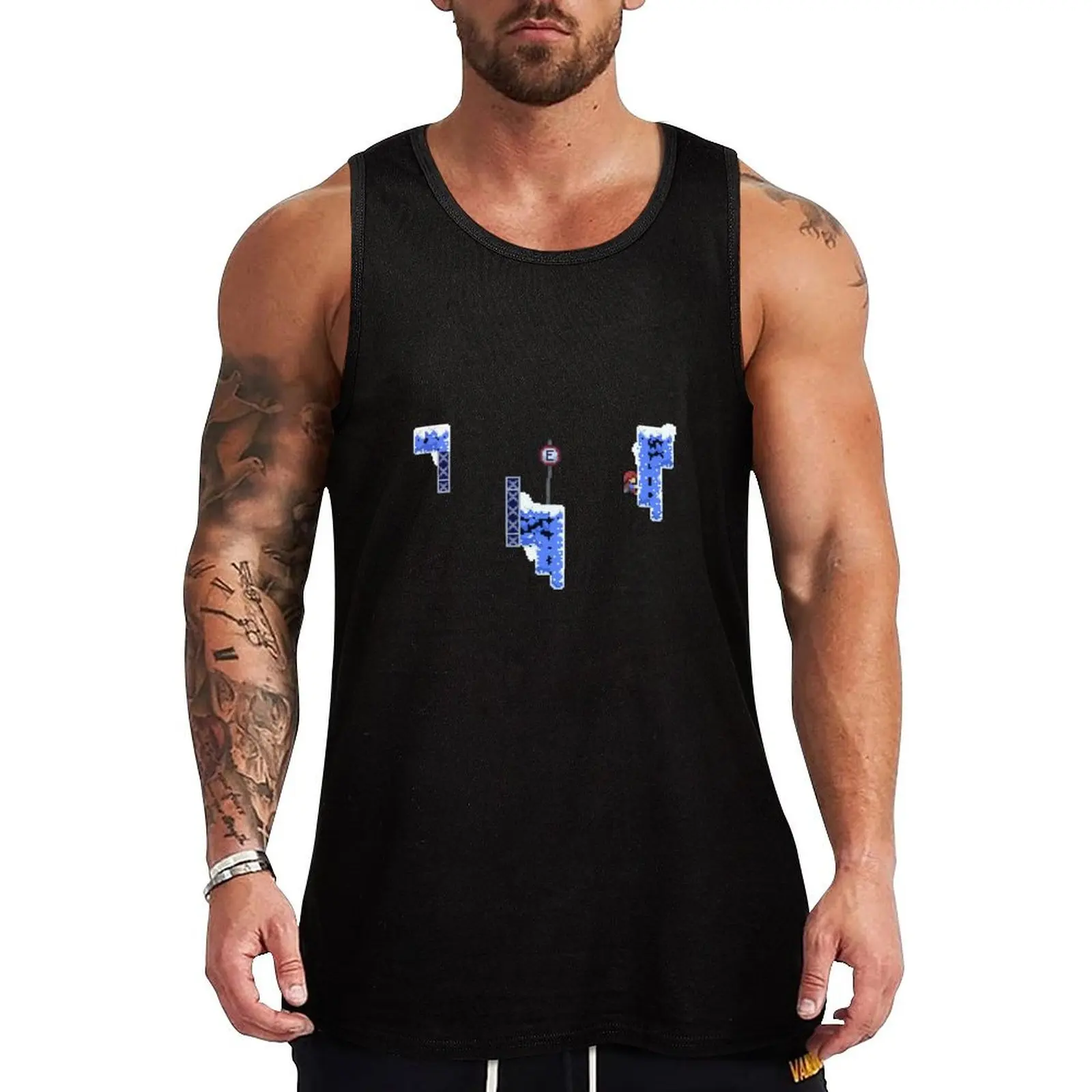 Celeste Forsaken City with Madeline Tank Top Футболка для фитнеса Мужские футболки
