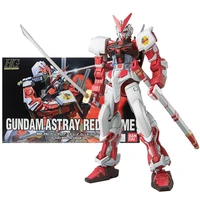 bandai genuine gundam model kit anime figure hg astray red frame collection gunpla model anime action figure toys for children