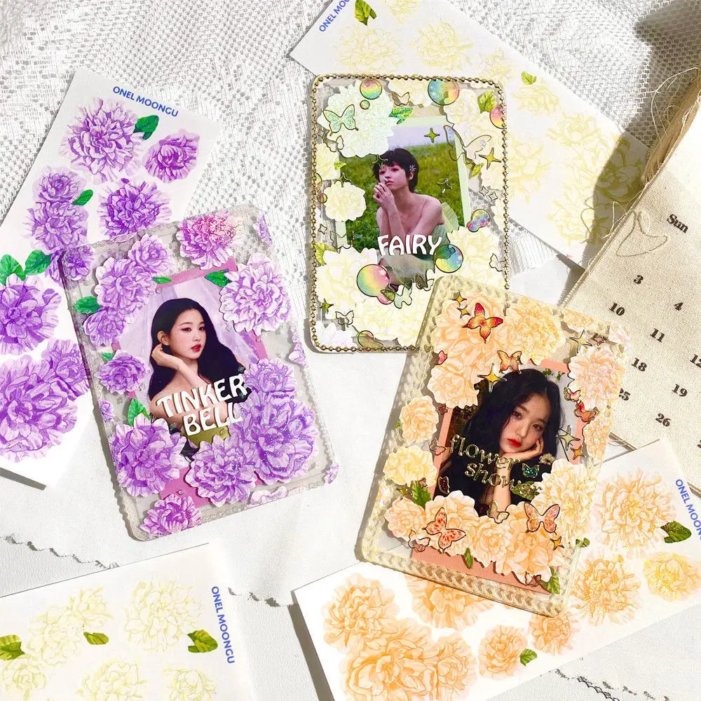 

Романтический цветок BOBO наклейка для скрапбукинга s DIY Журнал Декор этикетка Idol канцелярские открытки Наклейки в альбом стикер декоративны...