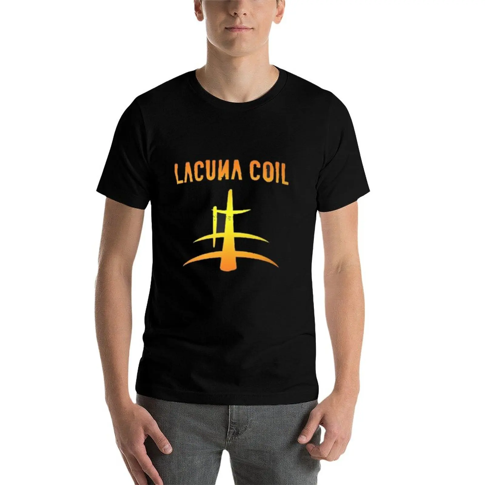 Фото Футболка Lacuna Coil Band Lacuna Nin NOFX Green Day, быстросохнущая, для выступлений №4