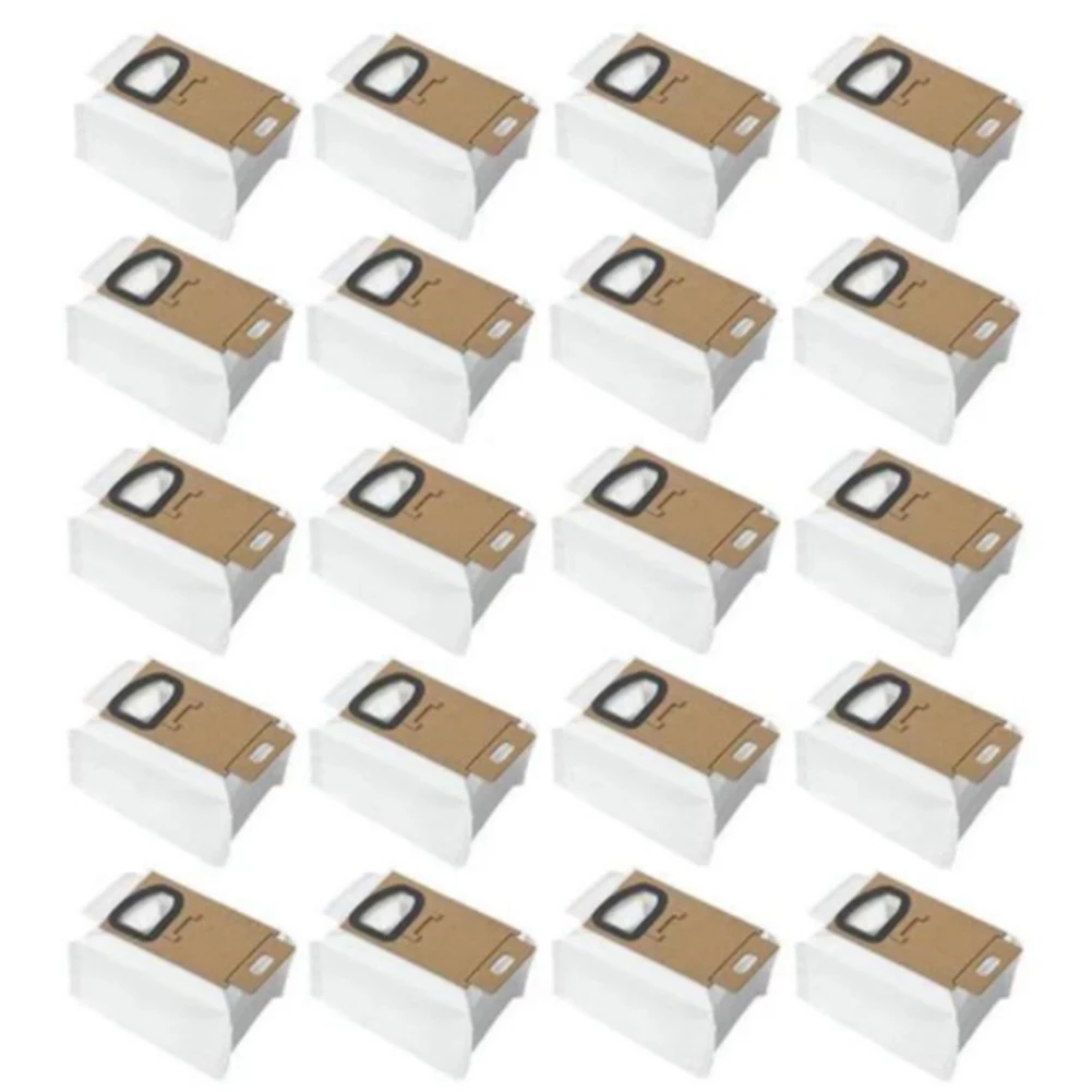 

20Pcs Dust Bags for Mijia Roborock H6 SCWXCQ01RR Sweeping Robot Vacuum Cleaner Parts Replacement Parts Dust Bag