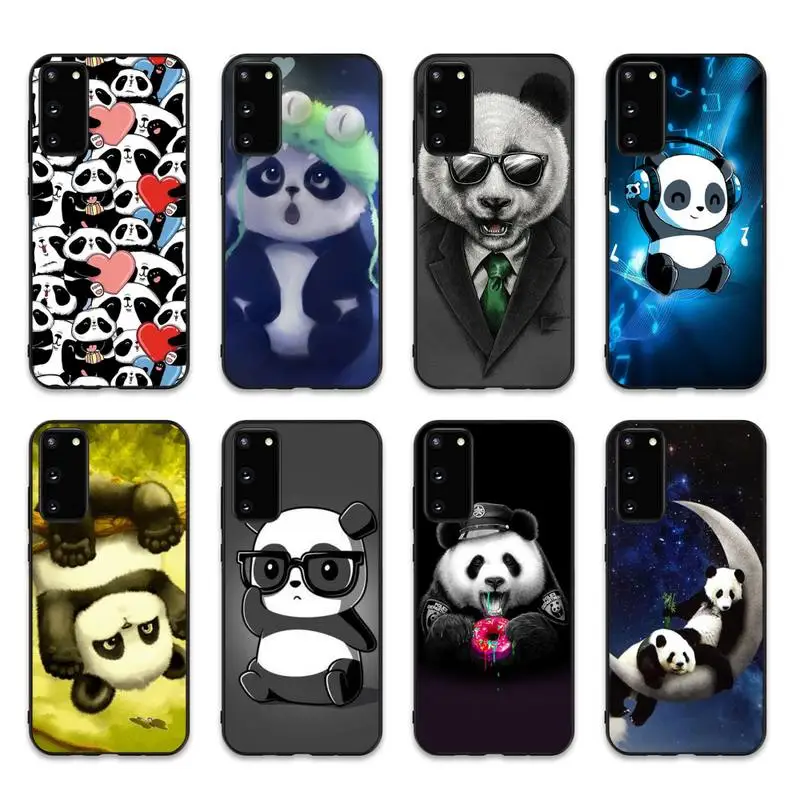 

Chinese Bear Panda Phone Case for Samsung S10 21 20 9 8 plus lite S20 UlTRA 7edge