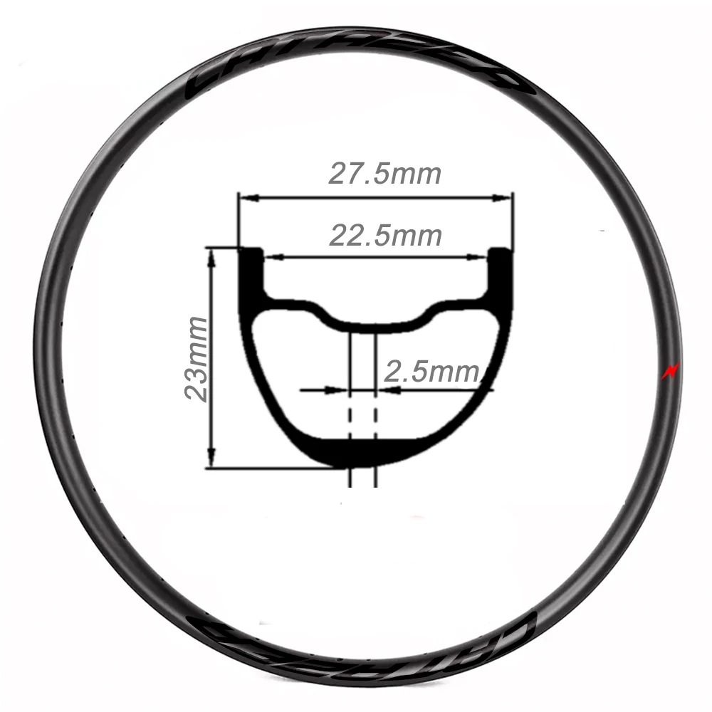

Асимметричный обод для горного велосипеда 27.5er 29er MTB XC AM FR 27x23 мм