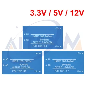 TSP-03 TSP-05 TSP-12 Replace HLK-PM01 HLK-PM03 HLK-PM12 AC-DC 220V to 5V/3.3V/12V Mini Power Supply Module Switch Power Module