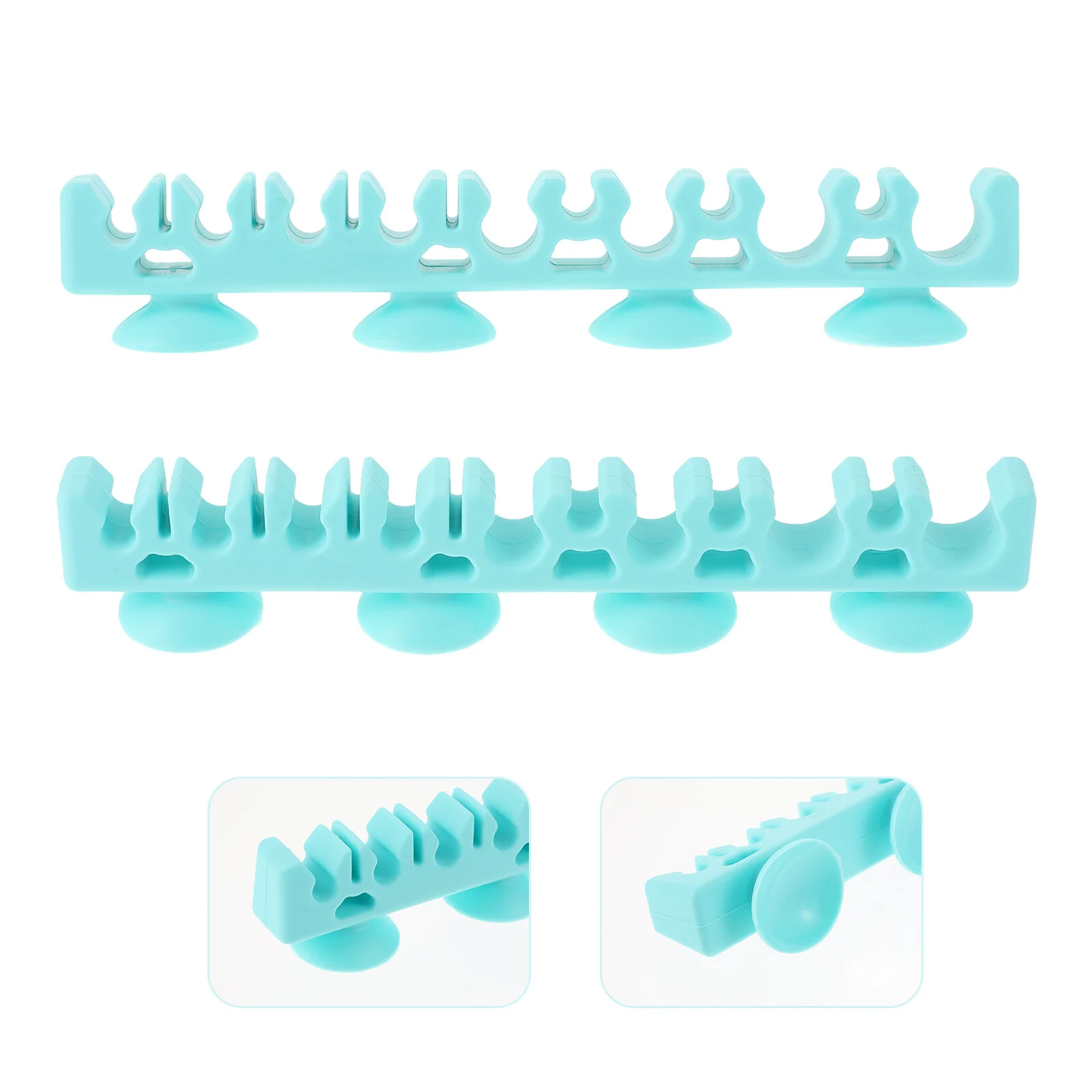 

Stick Makeup Brush Shelf Silicone Display Rack Silica Gel Cosmetics Brushes Organizer Tool Portable Brushs