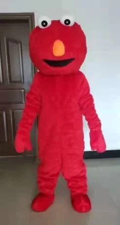 Костюм-талисман Элмо из мультфильма печенье для взрослых