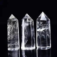 natural crystal column quartz stone mineral specimen crystal stick home decoration aura healing energy stone