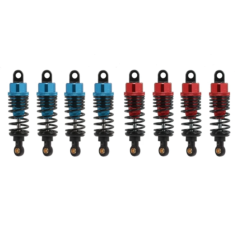 

4 шт. металлический амортизатор для Tamiya TT01 TT02 TA05 TL01 TA03 MF01X M05 M06 1/10 обновленные детали для радиоуправляемых автомобилей