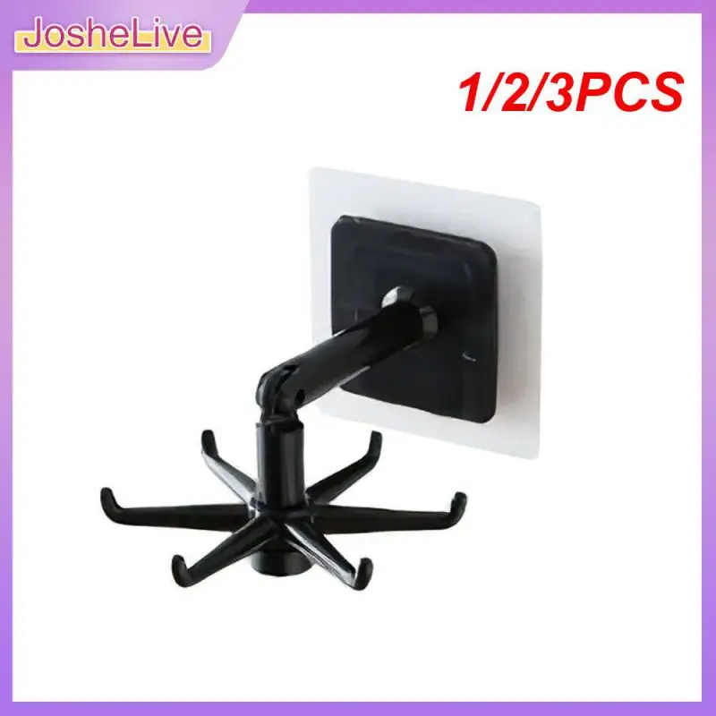 

1/2/3PCS Kitchen Hook Multi-Purpose Hooks 360 Degrees Rotated Rotatable Rack For Organizer And Storage Spoon Hanger For Kitchen