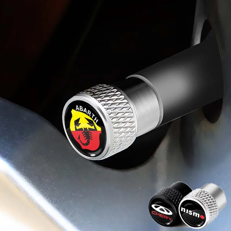 

4Pcs Car Wheel Tire Air Valve Caps Stem Cover Auto Styling Accessories for Suzuki Jimny The Kizashi Grand Vitara SX4 Works Goods