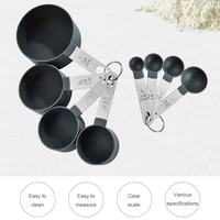 multi purpose measuring spoons cups tea coffee measuring tools sets baking accessories stainless steel handle kitchen gadgets