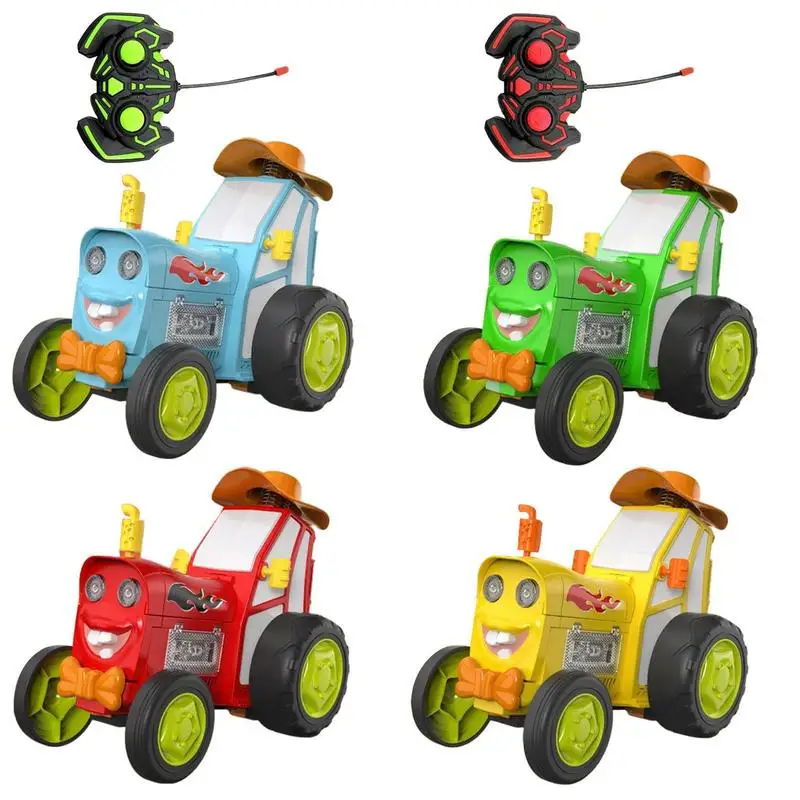 Toy With Light And Music Rotating Vehicle Mini Rc Stunt Car 