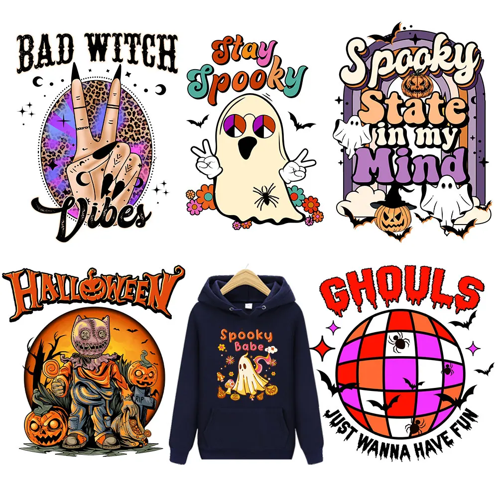 Нашивки с изображением плохой ведьмы термоклейкие наклейки на Хэллоуин для