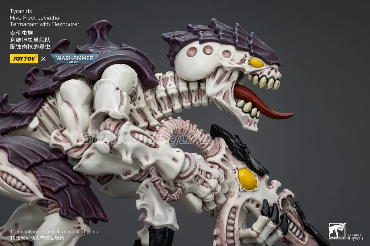 Фото 【SF】Фигурка JOYTOYS 1/18: Тираниды, Хивфлот, Левиафан, Термагант с Флешборером – Коллекционные модели, игрушки, подарки, украшения №2