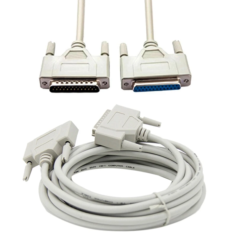 

25-Pin M to Hole F Extension Cable,DB25 - Parallel Printer Extension Cable (25 Pin, Male to Female)