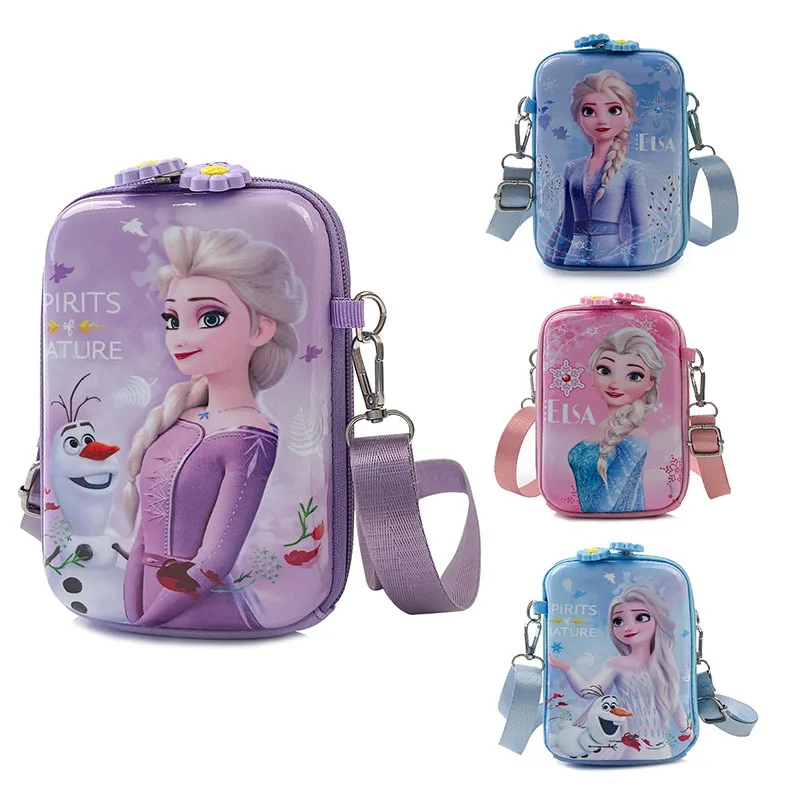 

Kids Bags Frozen Elsa Princess Bag Cartoon Mickey Minnie Mouse Cute Zipper Purse Backpack Kawaii StellaLou Duffy Lotso Bags