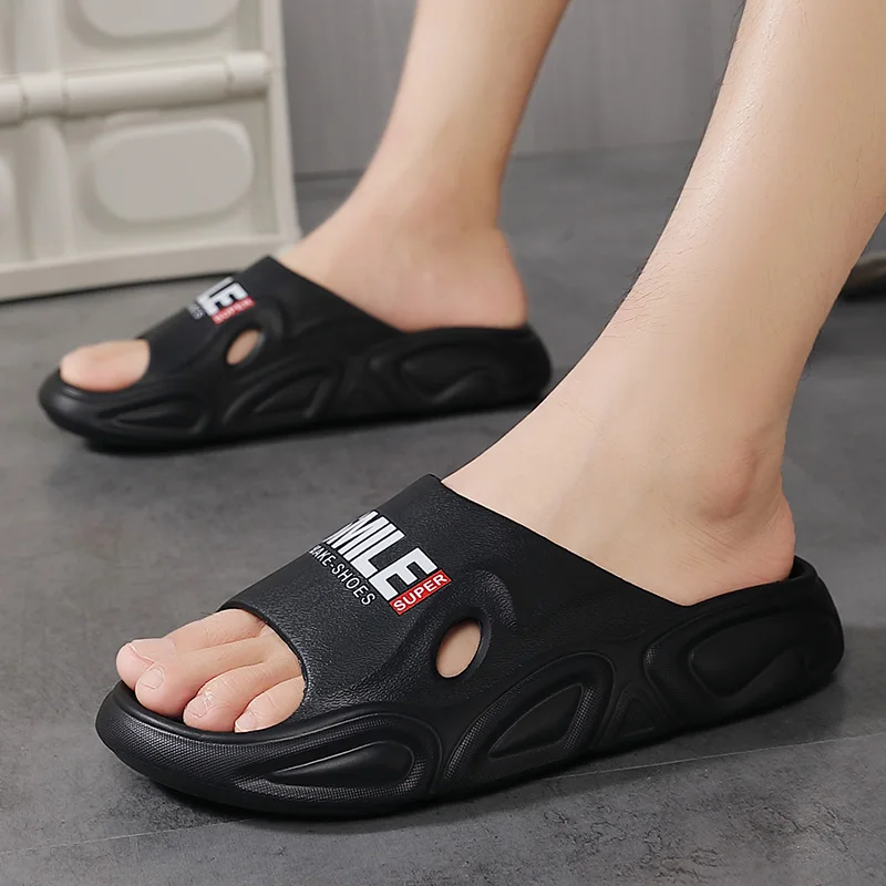 Летние мужские тапочки с винтовкой на подошве. Высококачественная повседневная