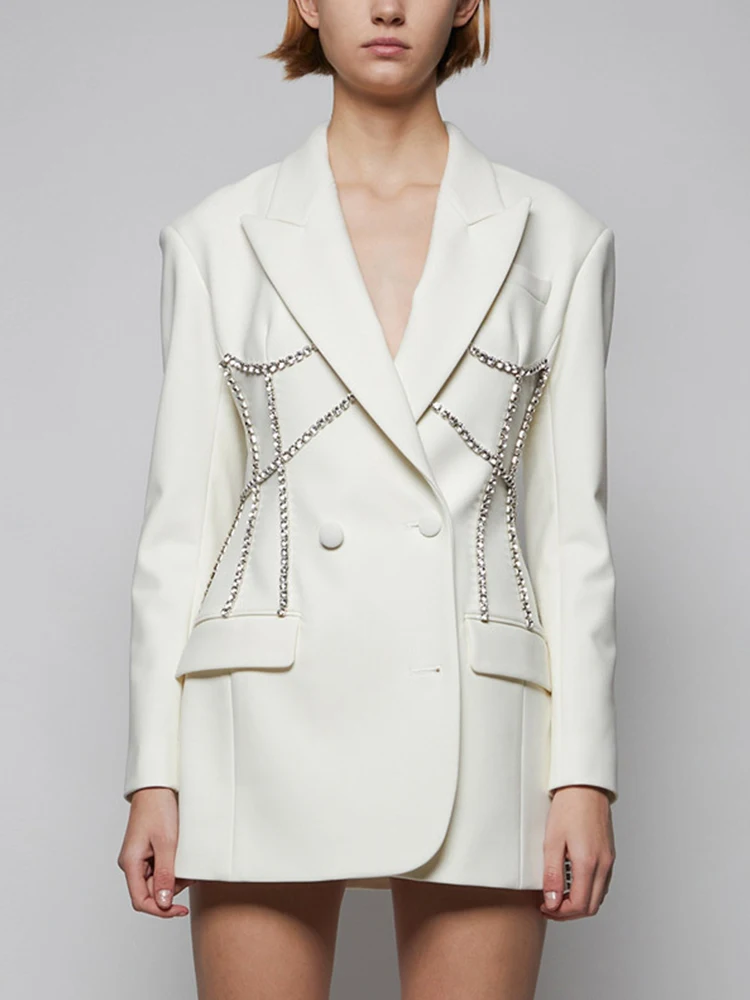 Aynaray 20224 осенне-зимний женский офисный пиджак с длинным рукавом однотонный черный