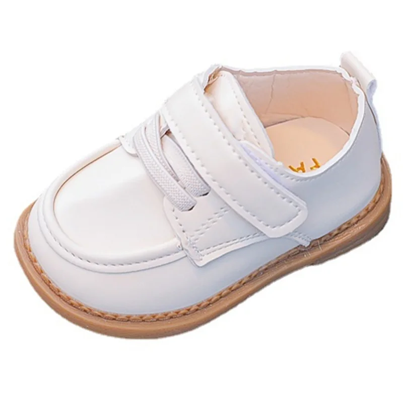 

Kruleepo 0-6Y Baby Girls Kids Boys PU Leather Shoes Newborn Toddlers Children Casual Rubber Antiskid First Walkers Schuhe Mules