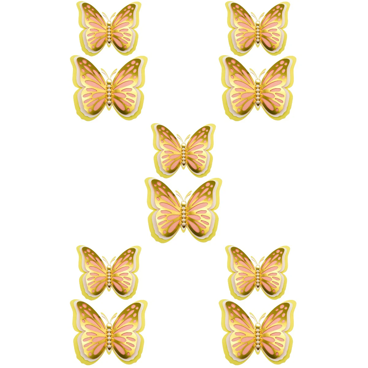 

10 Pcs Wall Decor Home Decor 3d 3d Butterflies Wall Decals Decorative Wall Decals Butterflies Wall Butterflies Decoration