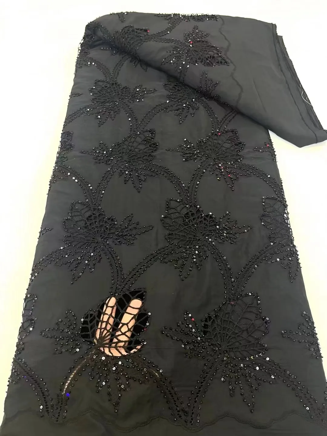 Высококачественный шнур ткань французская швейцарская вуаль кружевная