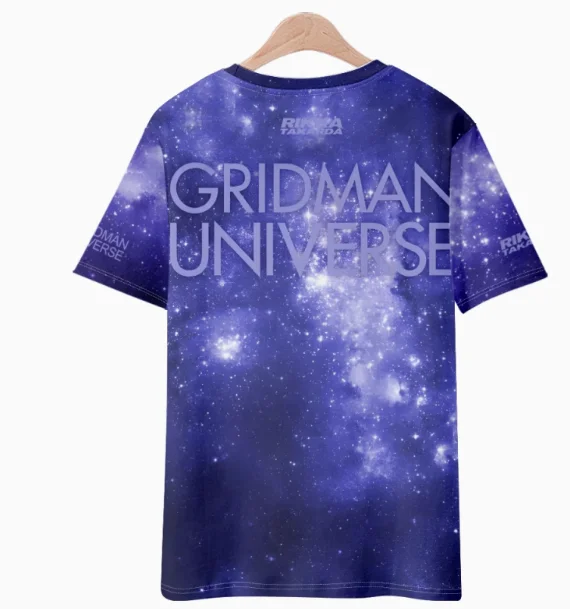 Аниме SSSS.GRIDMAN Shinjou Akane Takarada Rikka футболка с коротким рукавом Летний Косплей Костюм