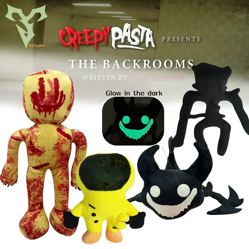 Фото 30 см плюшевая игрушка Inside The Backrooms, игра ужасов, аниме, плюшевые игрушки, детские подарки на день рождения, Рождество, популярная игрушка №1