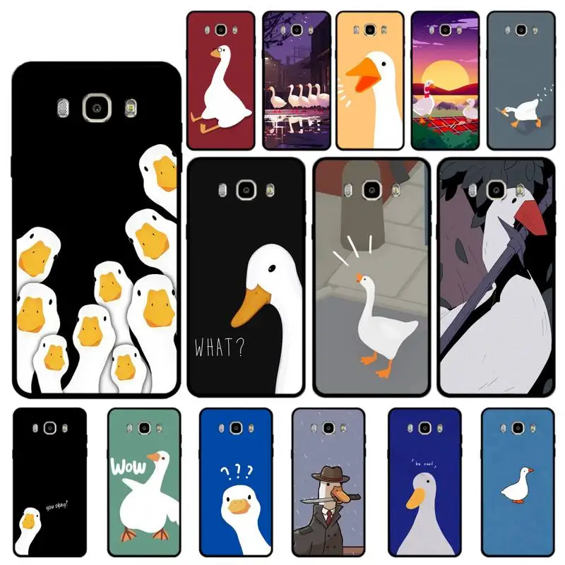 

MaiYaCa Untitled Goose Game Phone Case for Samsung J 4 5 6 7 8 prime plus 2018 2017 2016 J7 core