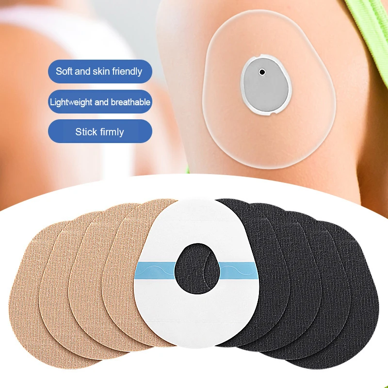 

5Pcs Waterproof Adhesive Patches Sensor Patch Glucose Meter Sensor Fixing Sticker Long Lasting Blood Glucose Monitoring