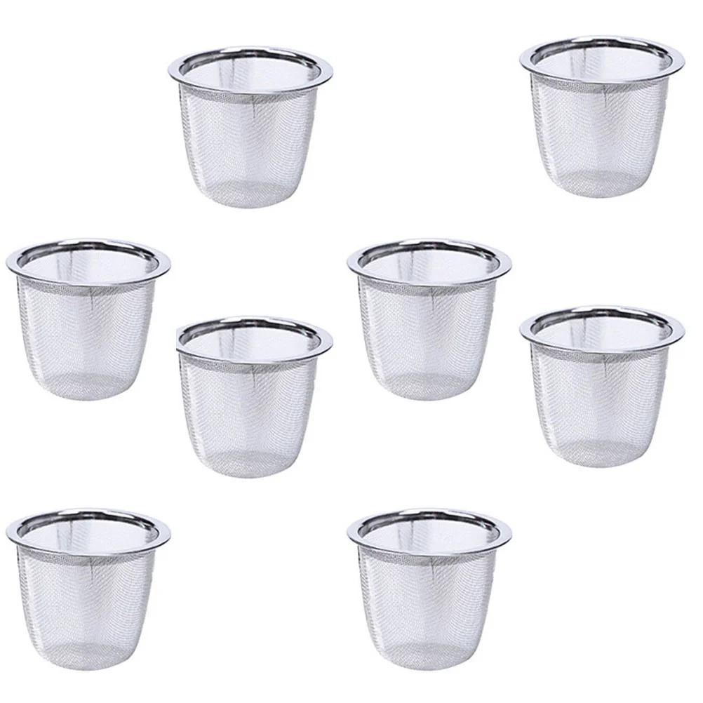 

Tea Strainer Infuser Mesh Loose Stainless Steel Leaf Fine Filter Filters Coffee Teapot Steeper Metalbasket Diffuserinsert Extra