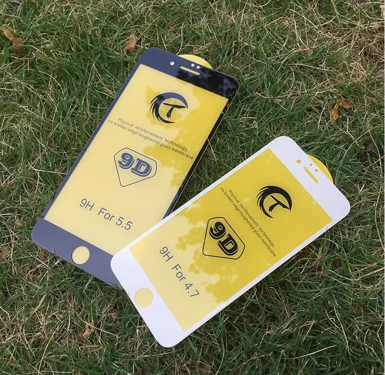 10Pcs/9H 9D Curved Full Coverage Tempered Glass For iPhone 13 12 11 Pro XS MAX XR 8 Plus Screen Protector Protective Glass Film