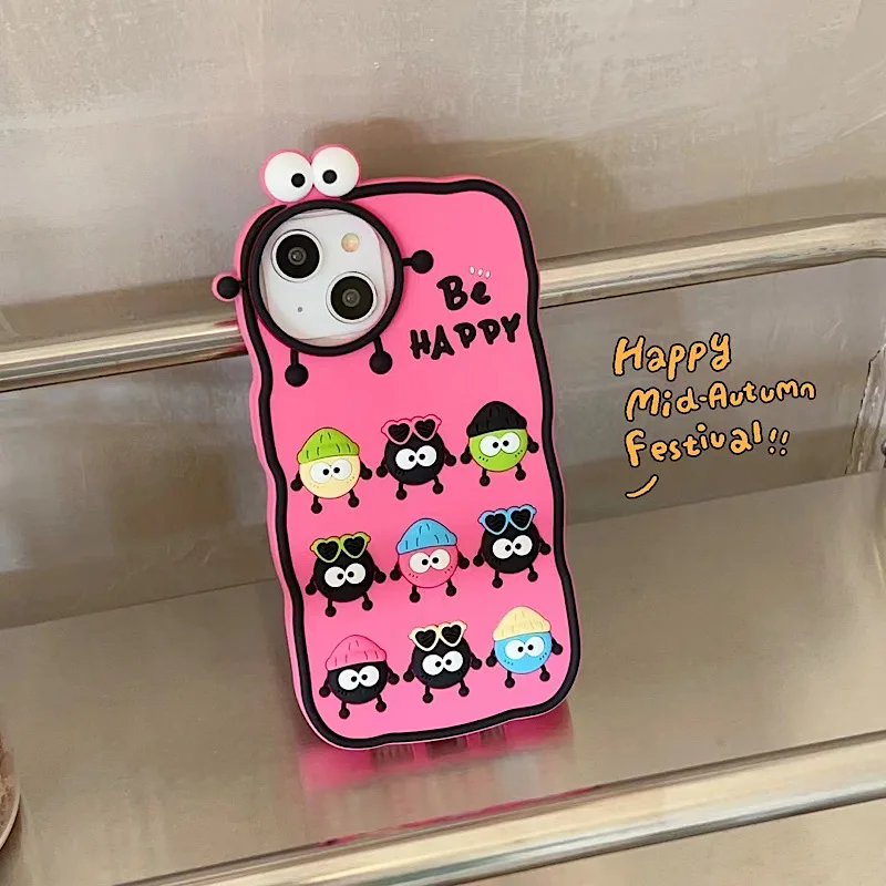 Etui na telefon 3D Full Screen Diamond Charms kompatybilne z iPhone 11 12 13 14 15 Pro Max Miękka osłona ochronna zapobiegają...