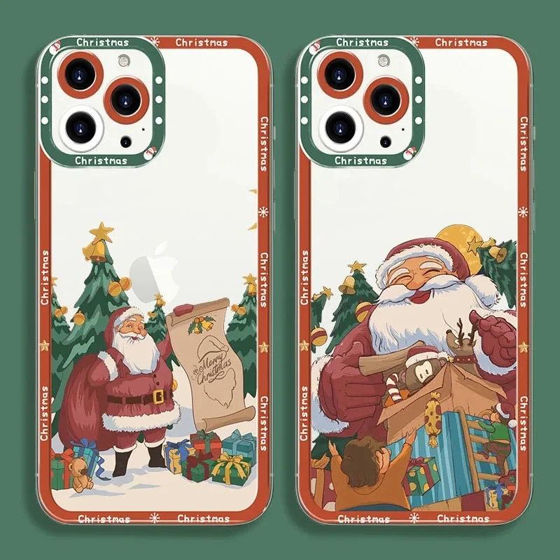 Christmas Tree Graphic Case For Xiaomi Redmi Note 13 12 11 Pro Plus 4G 5G 12S 11S 10 10S 9 9S 8 13C 12C 10C Silicone Back Cover