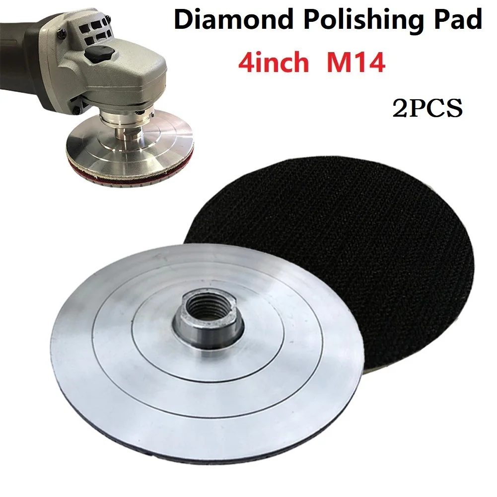 

2PCS 4inch 100mm Backer Pad Polishing Pads Backplate Aluninum Backer Pads Holder Fits For All 100mm Sander/polishing Machines
