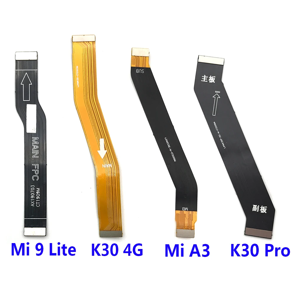 10 Pcs Main Flex Cable For Xiaomi Mi A3 F2 Pro / K30 Pro / Mi 9 Mi9 Lite  Connect Mainboard To LCD Screen Ribbon enlarge