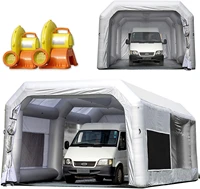 ozis portable inflatable spray paint booth 30x16 5x11ft with upgrade larger filter system durable paint booth tent workstation