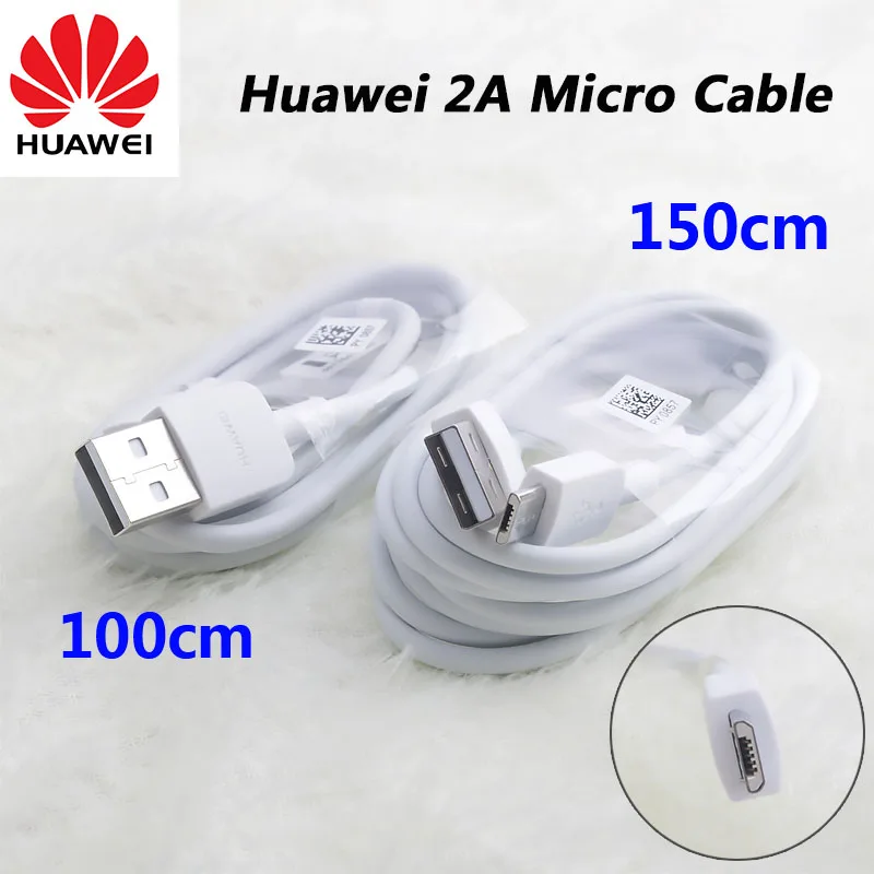 Оригинальный кабель Micro USB HUAWEI для быстрой зарядки поддержка 5 В/9 в 2 А дорожная