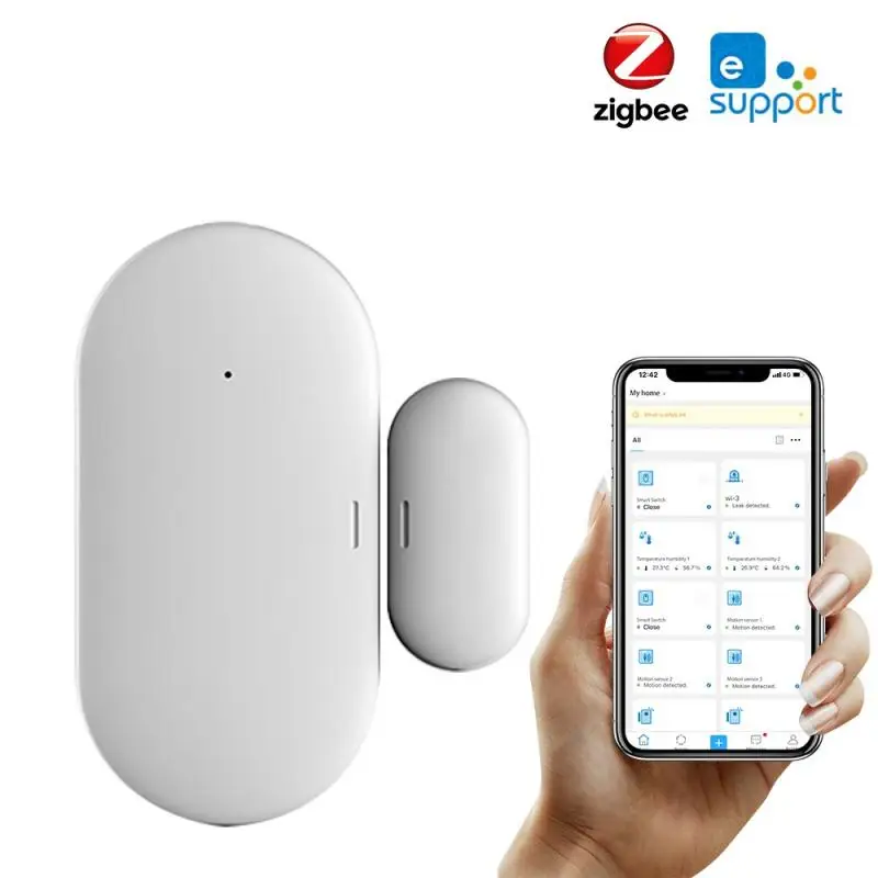 

Wireless Door And Window Sensor Ewelink Window Detector Long Battery Life Intelligent Linkage Zigbee Door Sensor Smart Home
